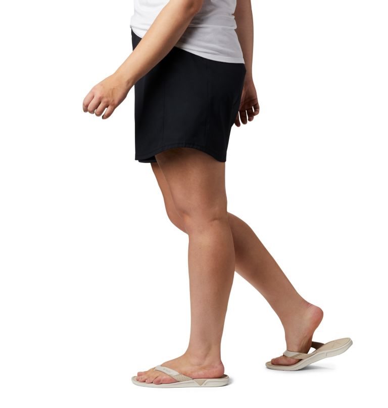Women's Columbia PFG Tamiami Pull-On Shorts Black | Plus Size CA-HL85A